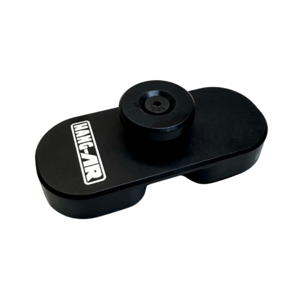 Magnetic Mount Adapter by Hang-AR for Safes and Tactical Walls Side View Black Anodized